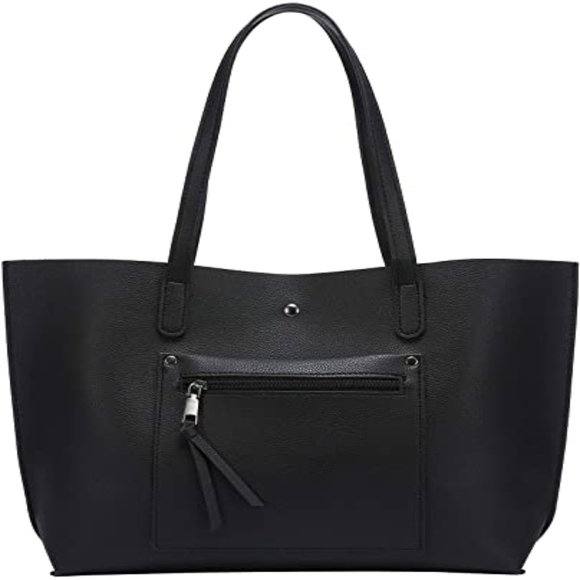 Loiral Tote Bag For Women Large Capacity Shoulder Bag with Front Pocket Pebbled - Picture 1 of 6